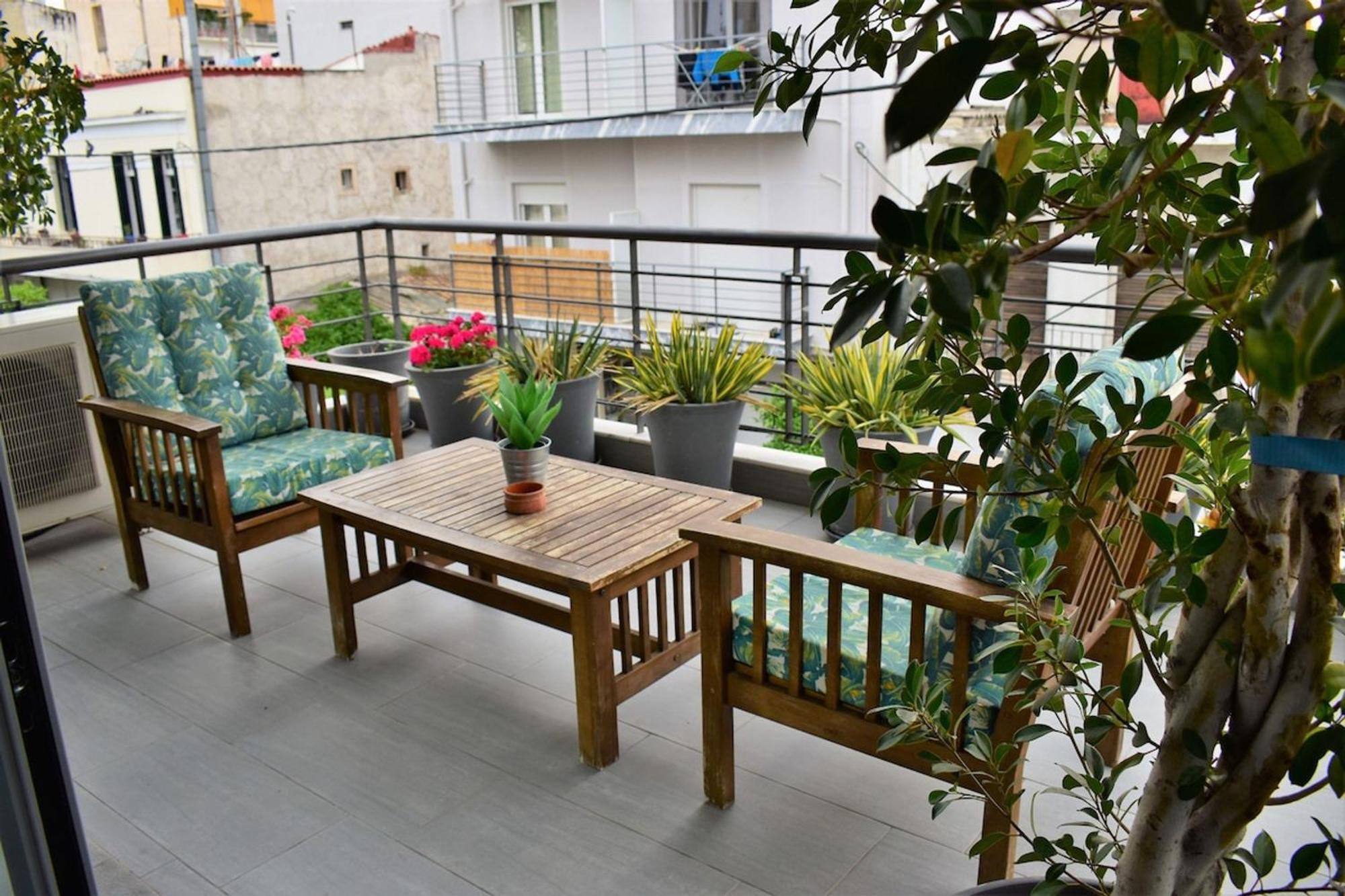 Appartement Stylish Boutique Loft With Private Balcony à Athènes Extérieur photo
