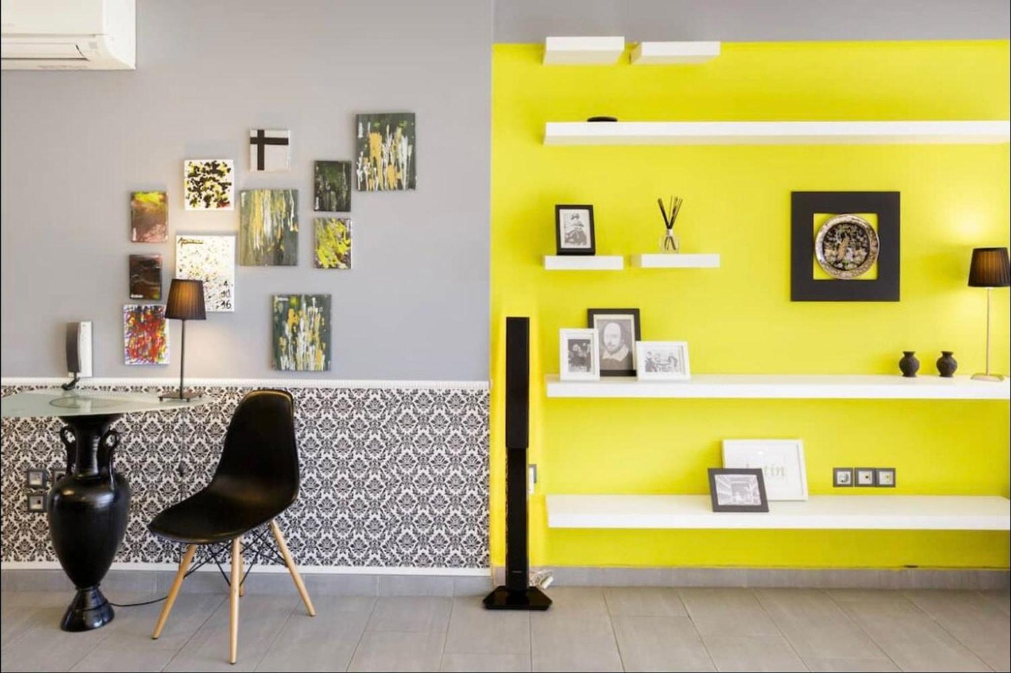 Appartement Stylish Boutique Loft With Private Balcony à Athènes Extérieur photo