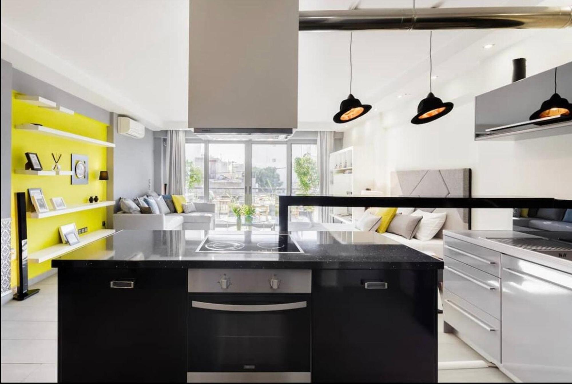 Appartement Stylish Boutique Loft With Private Balcony à Athènes Extérieur photo